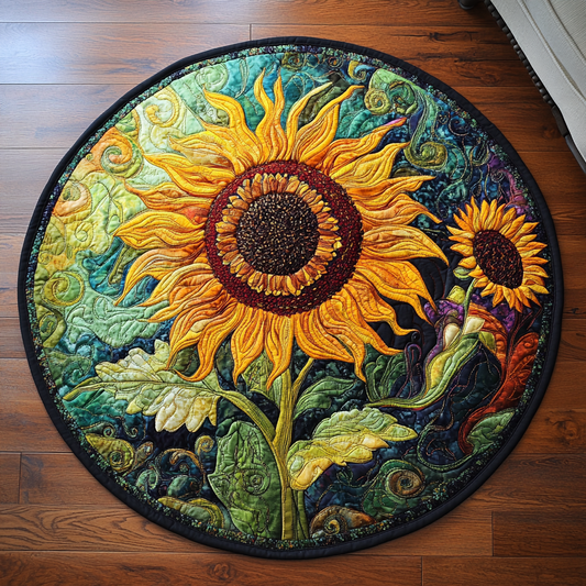 Bright Horizon Quilted Round Mat NCU0DK5241