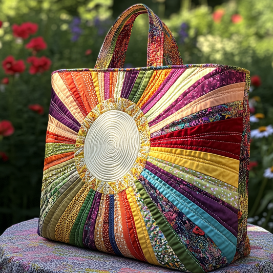 Bright Horizon Quilted Tote Bag NCU0VL2805