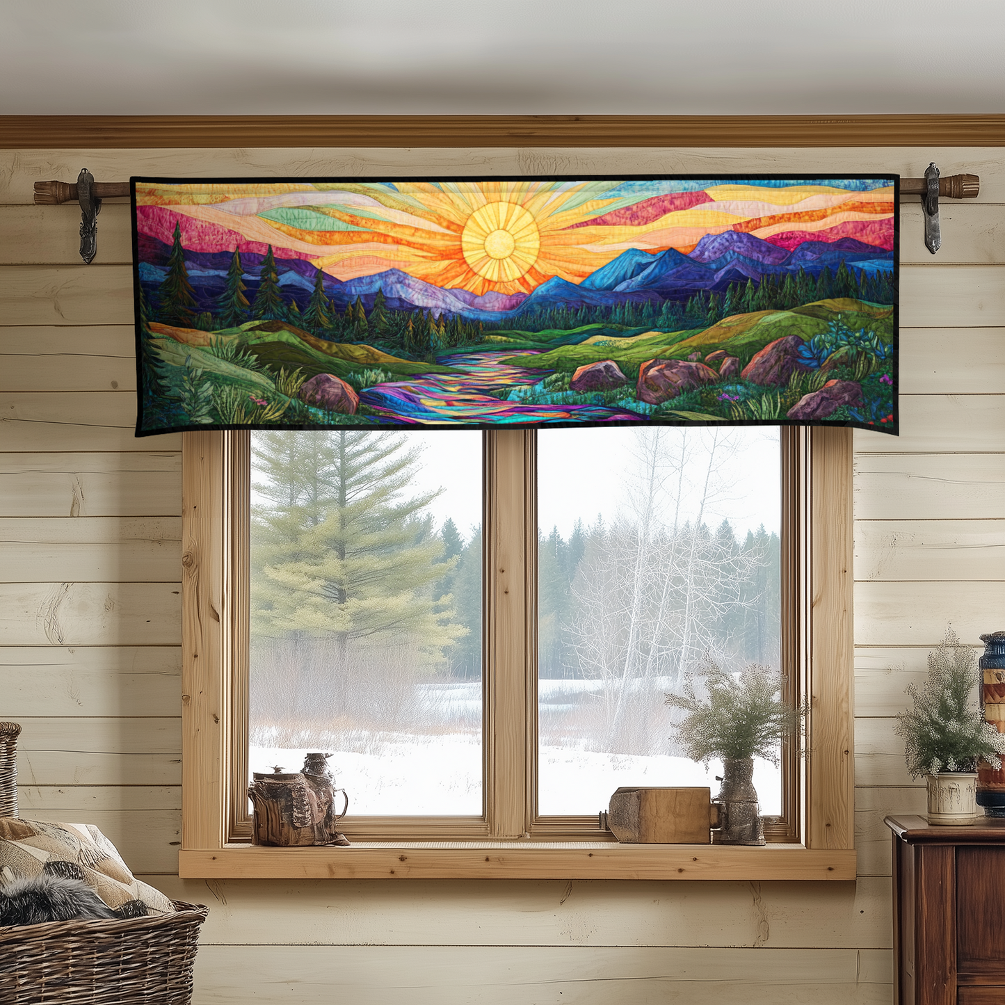 Bright Horizon Quilted Valance NCU0DK4818