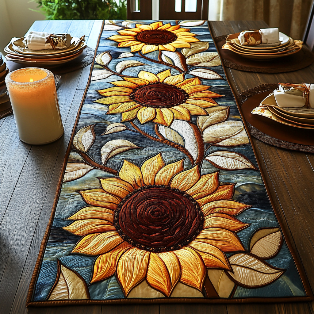 Bright Horizons Quilted Table Runner NCU0DV4567