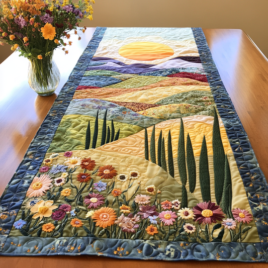 Bright Horizons Quilted Table Runner NCU0VL1666