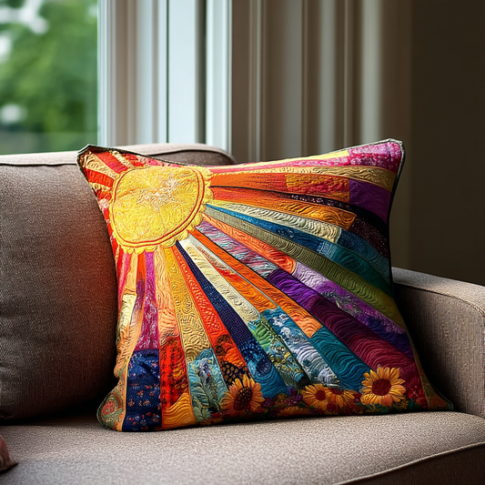 Bright Meadow Quilted Pillow Case NCU0DK10126