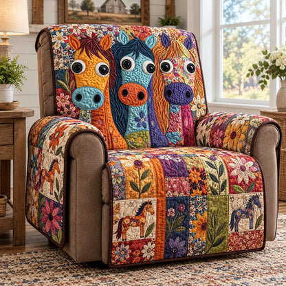Bright Pony Crew Quilted Sofa Cover NCU0DV10415