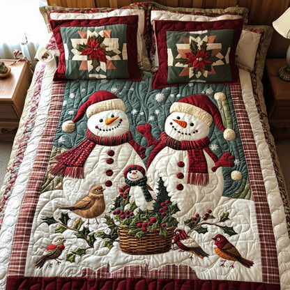 Bright Season 3-Piece Quilted Bedding Set NCU0NT11015