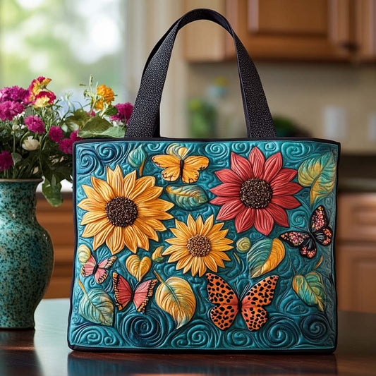 Bright Sunflower Days Quilted Tote Bag NCU0NT8459