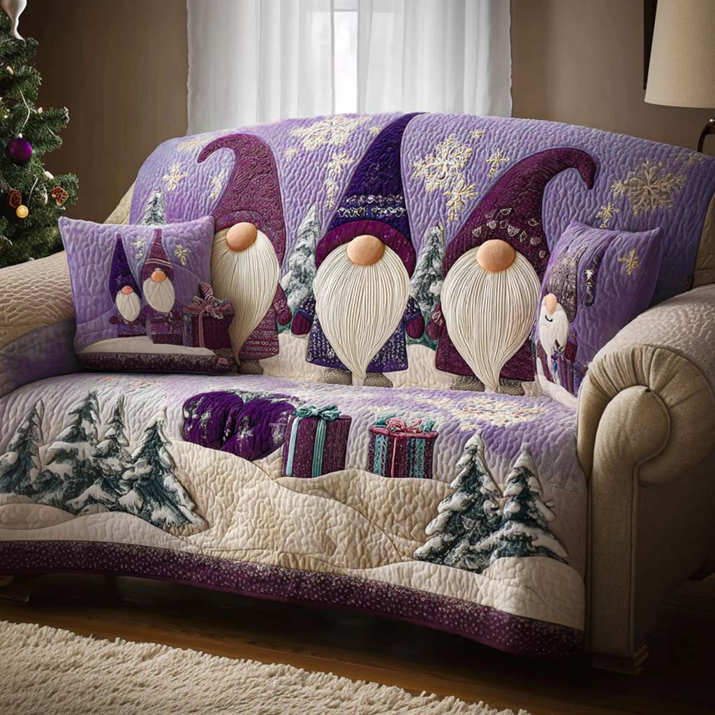 Bright Winter Day Quilted Sofa Cover NCU0NT11036