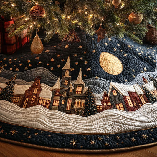 Brightest Time Christmas Quilted Tree Skirt NCU0NT11076