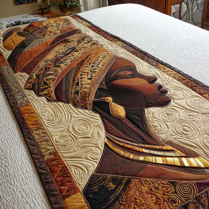 Bronze Grace Quilted Bed Runner NCU0XD1404