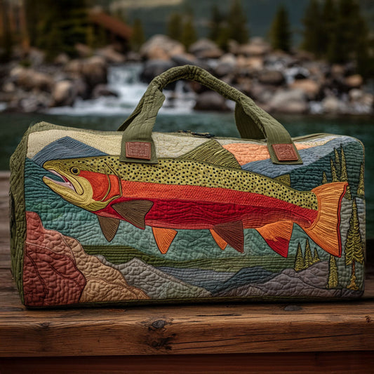 Brook Trout Quilted Duffle Bag NCU0PT9008