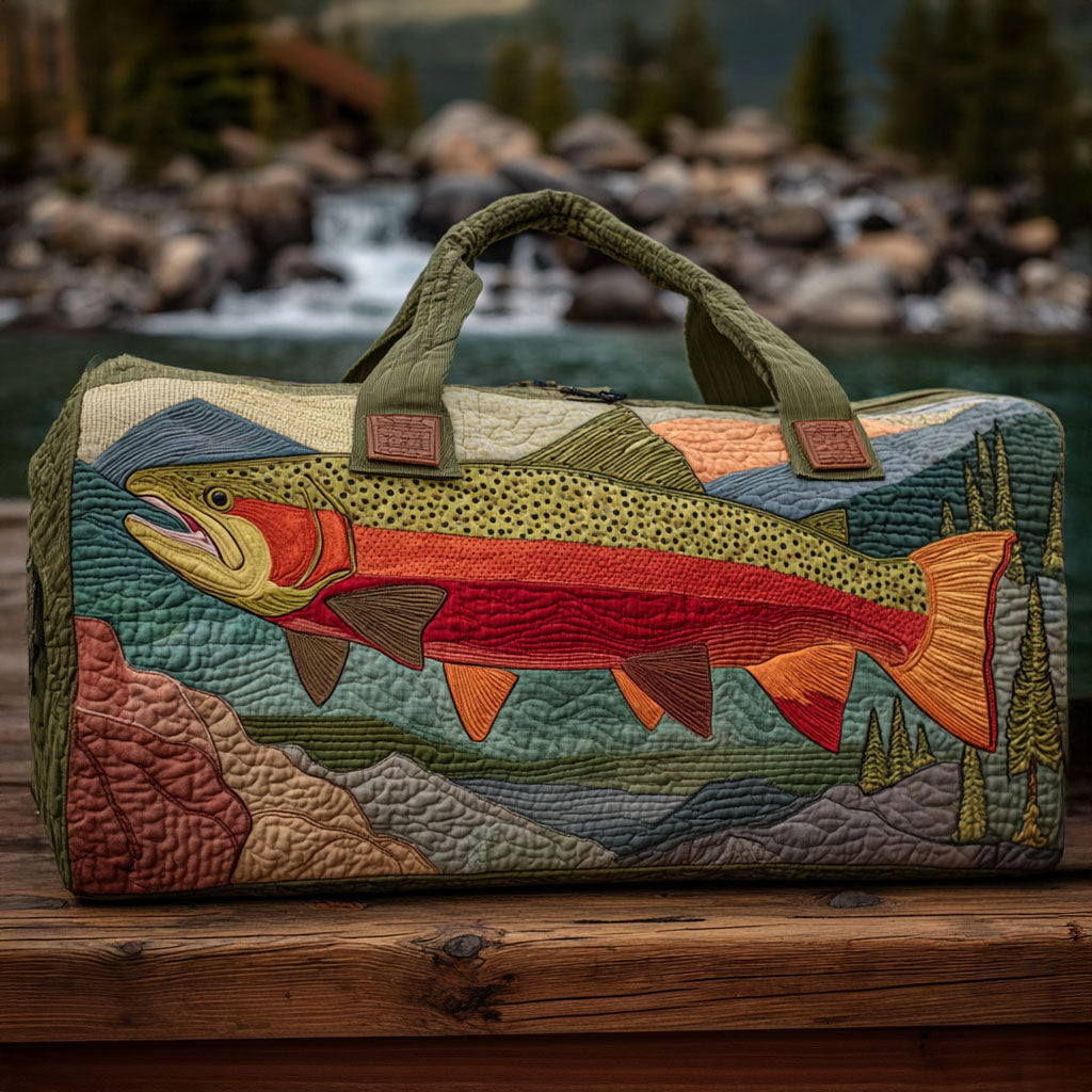 Fishing Quilted Duffle Bag NCU0VT259
