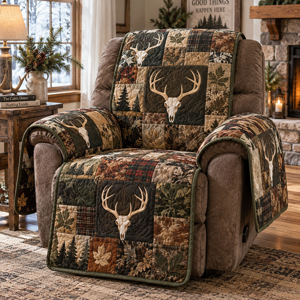 Buck Country Charm Quilted Sofa Cover NCU0PT12233