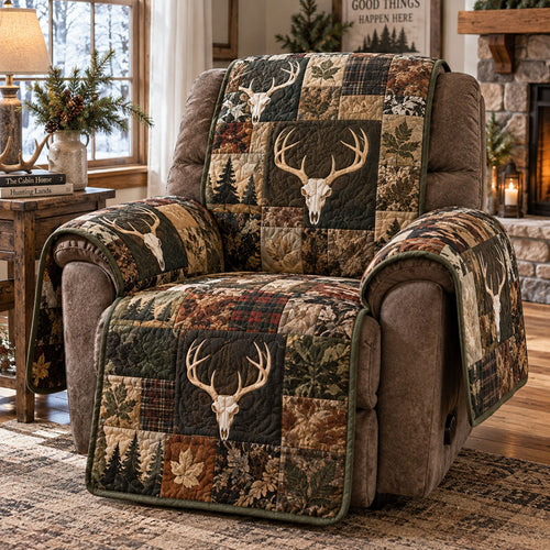 Buck Country Charm Quilted Sofa Cover NCU0PT12233