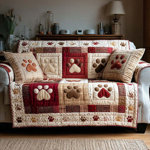 Buddy Pawline Quilted Sofa Cover NCU0NT11720