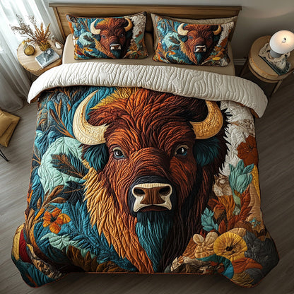 Buffalo Trail 3-Piece Quilted Bedding Set NCU0DV7420