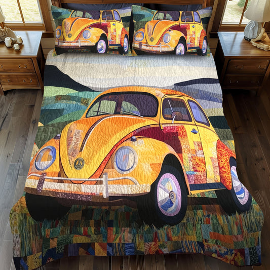 Buggy Paradise 3-Piece Quilted Bedding Set NCU0PT5311
