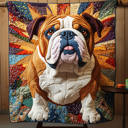 Bulldog Pride Quilted Blanket NCU0PT2815