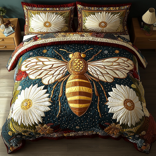 Bumble Bliss Quilted Bedding Set NCU0DV2826