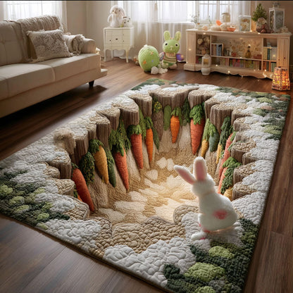 Bunny Adventure Garden Area Rug NCU0PT11479