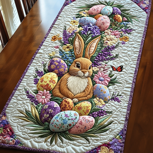 Bunny Bliss Quilted Table Runner NCU0DK5619