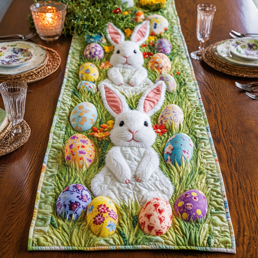 Bunny Bliss Quilted Table Runner NCU0VH3483