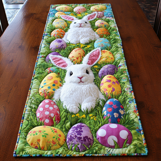 Bunny Bliss Quilted Table Runner NCU0VH3506