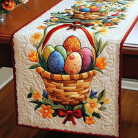 Bunny Cross Bloom Quilted Table Runner NCU0NT3182