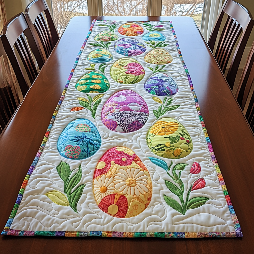 Bunny Delight Quilted Table Runner NCU0DK5248