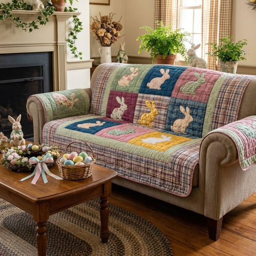 Bunny Garden Quilted Sofa Cover NCU0DV9424