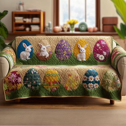 Bunny Hop Harmony Quilted Sofa Cover NCU0PT11367