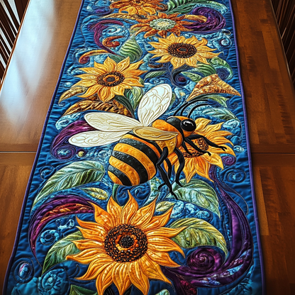 Busy Bee Quilted Table Runner NCU0DK4542