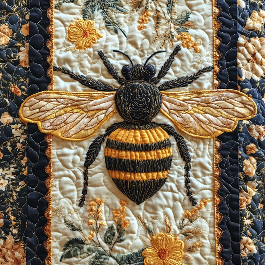 Busy Bee Quilted Table Runner NCU0DK8408