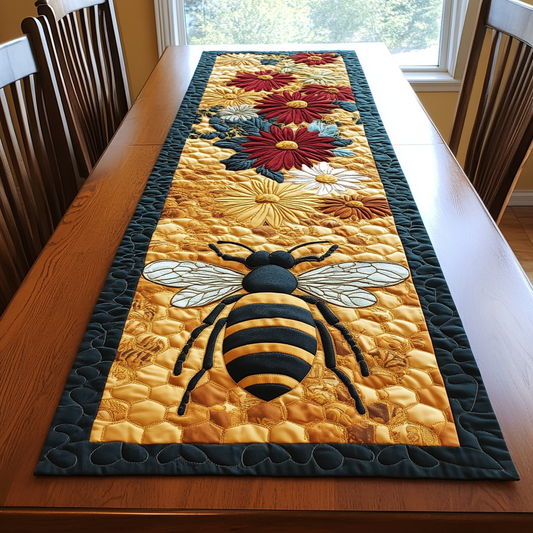 Busy Hive Quilted Table Runner NCU0DK4962