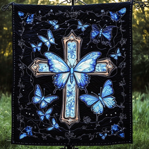 Butterfly Blessings Quilted Blanket NCU0NT3872
