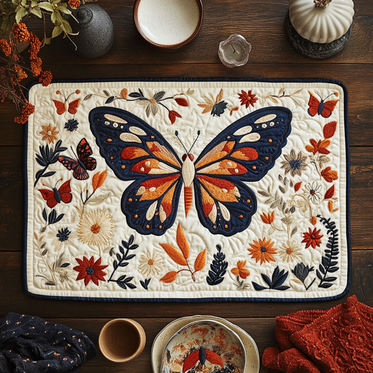 Butterfly Bliss Quilted Place Mat NCU0VH5224