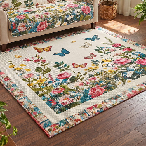 Butterfly Garden Dream Area Rug NCU0PT11511