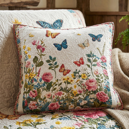 Butterfly Garden Dream Quilted Pillow Case NCU0PT11511