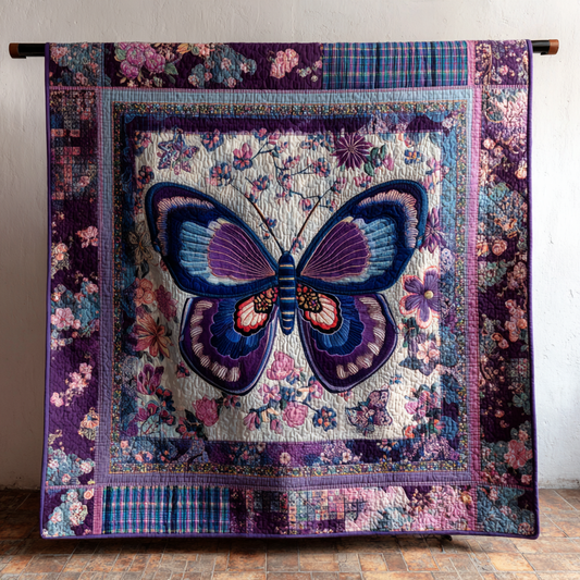 Butterfly Garden Quilted Blanket NCU0DK8211