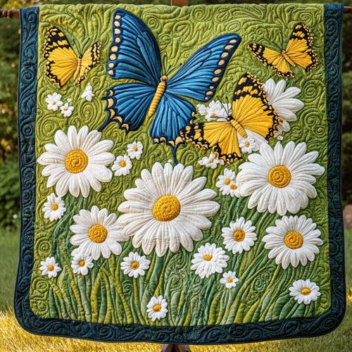 Butterfly Garden Quilted Blanket NCU0NT6361