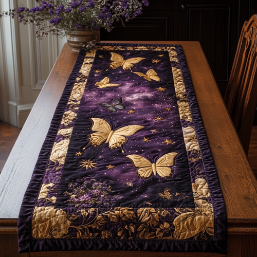 Butterfly Garden Quilted Table Runner NCU0DK7606
