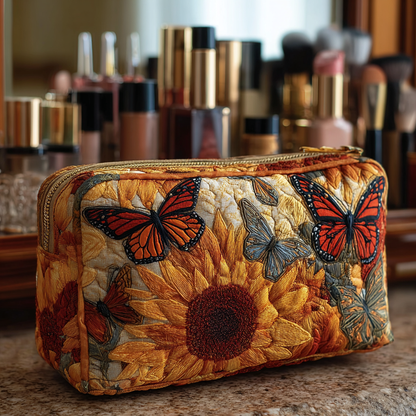 Butterfly Glow Quilted Makeup Bag NCU0DK10510