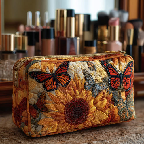 Butterfly Glow Quilted Makeup Bag NCU0DK10510