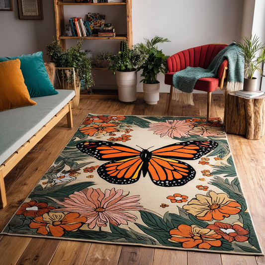 Butterfly Grace Area Rug NCU0DK11440