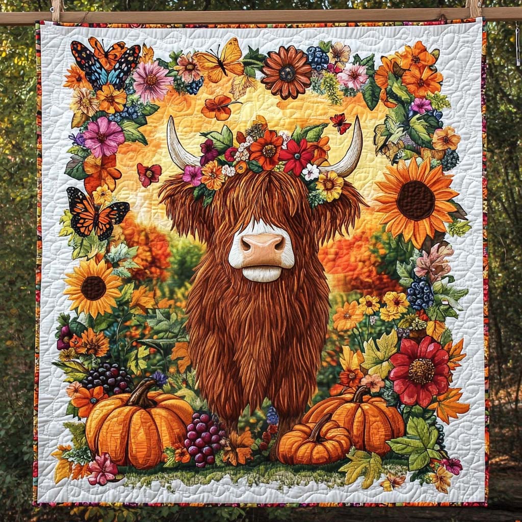 Butterfly Meadows Quilted Blanket NCU0NT1217