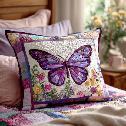 Butterfly Petals Quilted Pillow Case NCU0TD2485