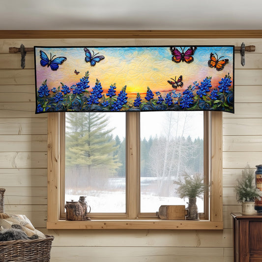 Butterfly Waltz Quilted Valance NCU0NT5945