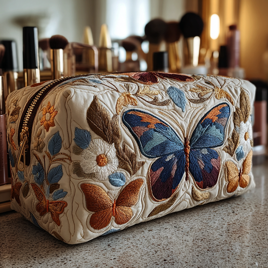 Butterfly Whisper Quilted Makeup Bag NCU0DK10507