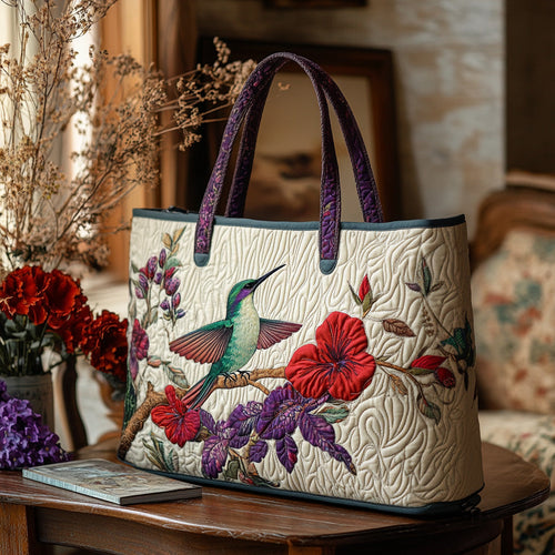 Buzz Bloom Quilted Tote Bag NCU0DV7021