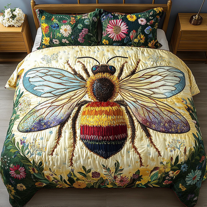 Buzzed Beauty Quilted Bedding Set NCU0DV2828