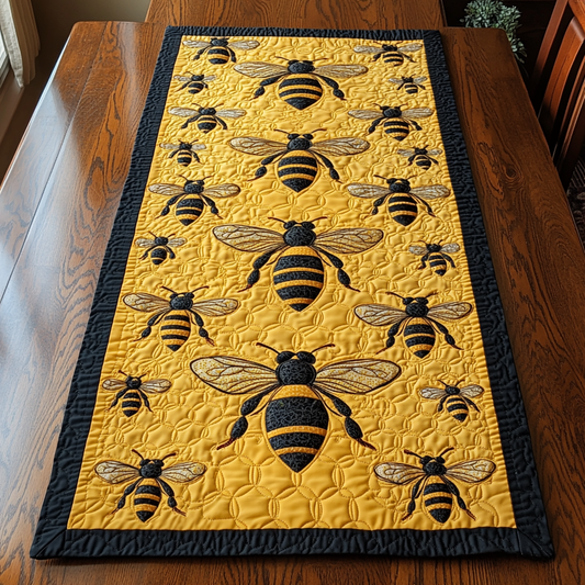 Buzzing Beauty Quilted Table Runner NCU0DK1202