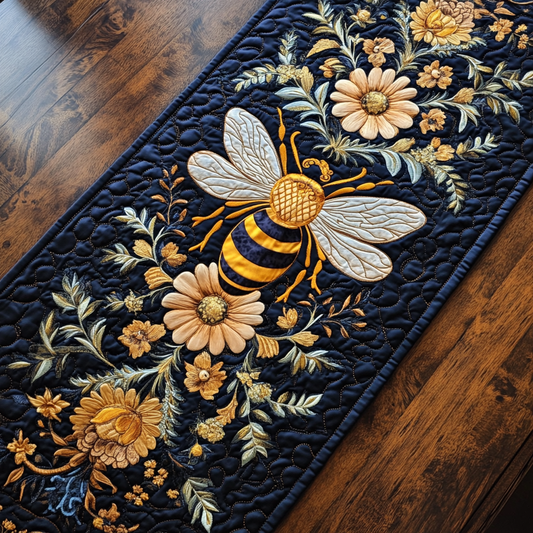 Buzzing Charm Quilted Table Runner NCU0DK4544